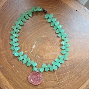 Jade/Quartz Necklace